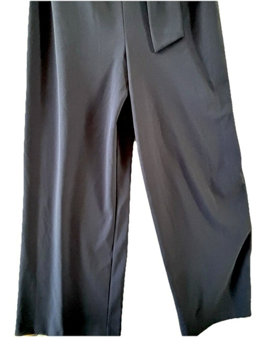 JS Collections Calista Peplum Jumpsuit Womens Size 14 Navy Wide Leg Formal NWT - Picture 8 of 16